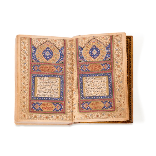 23 - AN IMPRESSIVE QAJAR MINIATURE QUR’AN, IRAN, 19TH CENTURY 

