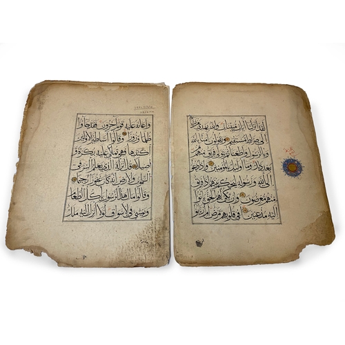 3 - INDIAN QUR'AN SECTION,
INDIA, 17TH CENTURY 

