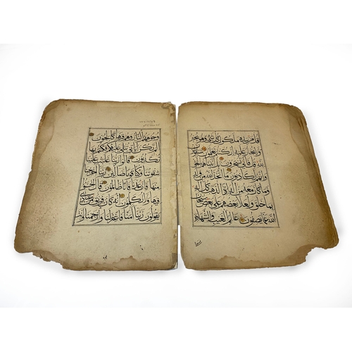 3 - INDIAN QUR'AN SECTION,
INDIA, 17TH CENTURY 

