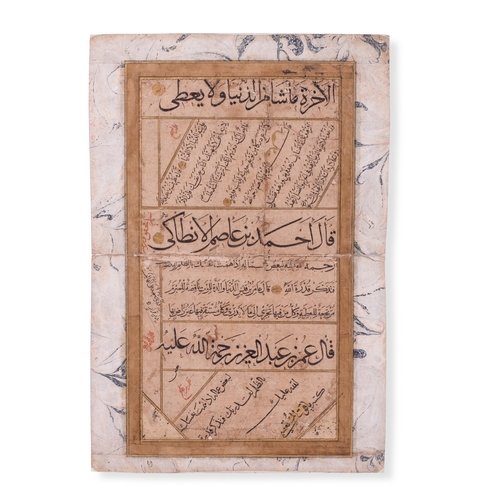 37 - THE SIX SCRIPT STYLES OF ARABIC CALLIGRAPHY, HUTUT-U MUTANAWWIYA ,OTTOMAN, TURKEY, 19TH CENTURY

Dif... 