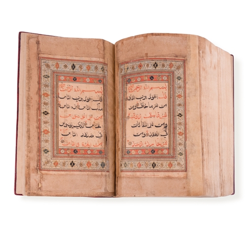 48 - A COMPLETE BIHARI QUR’AN, NORTH INDIA, 16TH CENTURY

Arabic manuscript on paper, 13 lines of black a... 