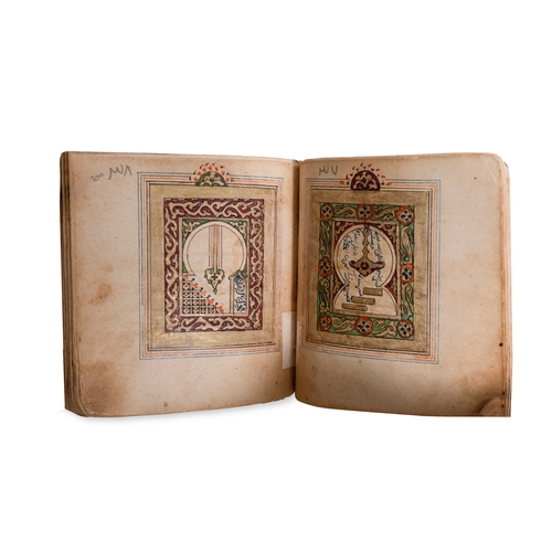 5 - AN ARABIC MANUSCRIPT, PRAYER BOOK, DALA’IL AL-KHAYRAT, MUHAMMAD IBN SULAYMAN AL-JAZULI (D. 1465), NO... 