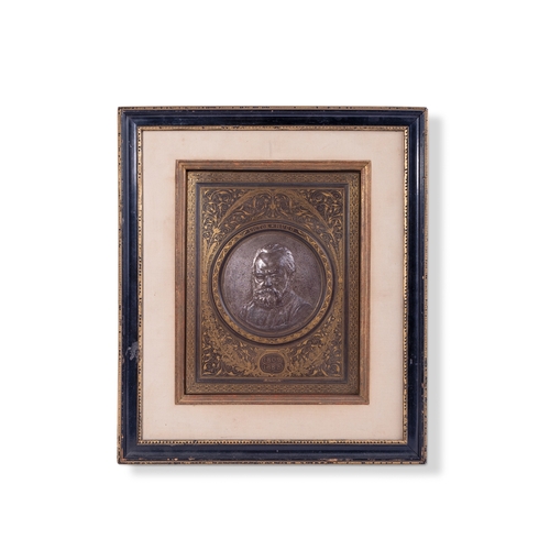 64 - A TOLEDO PLAQUE DEPICTING VICTOR HUGO, SPAIN, 19TH CENTURY

A magnificent metal plaque featuring the... 