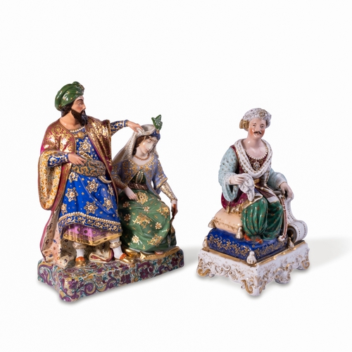 88 - TWO JACOP PETITE STYLE PORCELAIN FIGURES, 19TH CENTURY, FRANCE, PARIS

A large porcelain figurine of... 