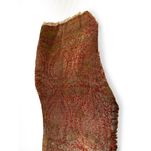 92 - A FRAGMENT OF SOGDIAN TEXTILE, SASANIAN IRAN AND CENTRAL ASIA, 8TH CENTURY

Of irregular form, woven... 