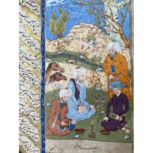 31 - A PERSIAN MANUSCRIPT, POETRY, SHAYKH MUSLIH AL-DIN SA'DI (D.1292 AD): BUSTAN, SULTAN MOHAMMAD KHANDA... 