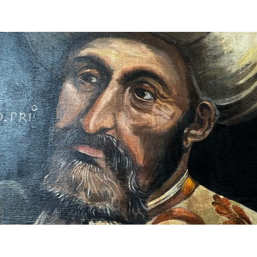 142 - SULTAN MEHMED PORTRAIT, EUROPE

Oil on wood panel