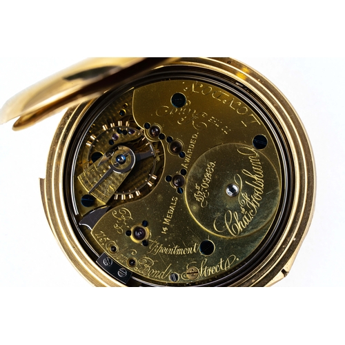 105 - A Minute Repeater, Open Face, Charles Fradsham, London 1908

With original fitted case by Asprey of ... 