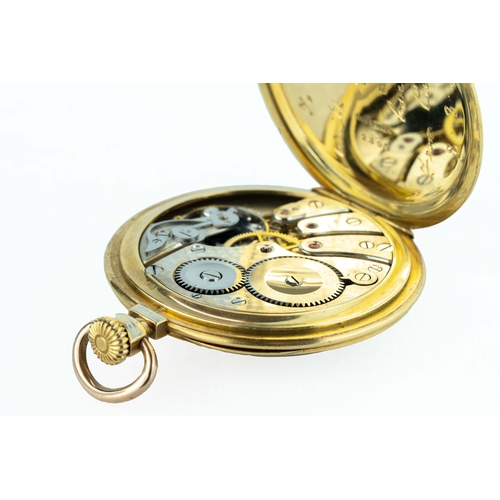 106 - Open Face Pocket Watch, Rolex / Wilsdorf and Davis, Alex Clark Company, London On Dial, Meander Enam... 