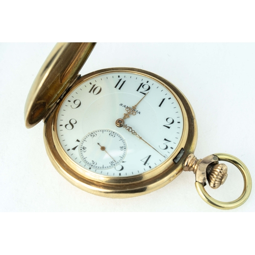 109 - Saxonia Full-Hunter Pocket Watch 

High grade fully jewelled Glashutte German Movement, 