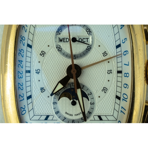 112 - Dubey & Schaldenbrand, Gran' Chrono Astro, 18K Yellow Gold Watch

Tonneau case 40mm wide ex.crown, 5... 