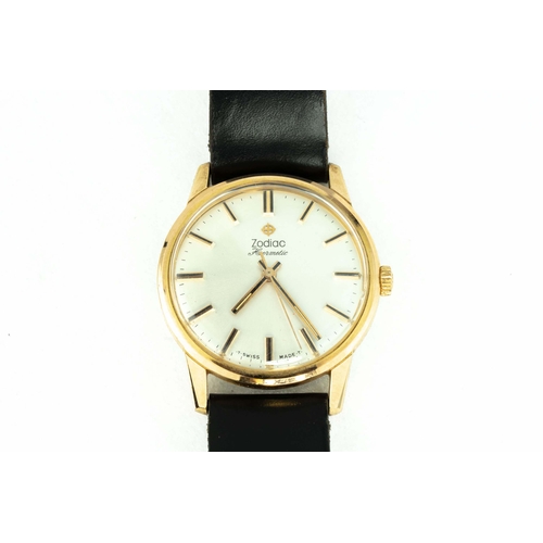 113 - Zodiac Hermetique Wrist Watch

Gold-plated, 35mm dia., ex. crown, 18mm lug width, running but not ti... 