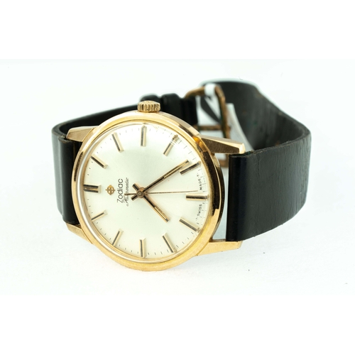 113 - Zodiac Hermetique Wrist Watch

Gold-plated, 35mm dia., ex. crown, 18mm lug width, running but not ti... 