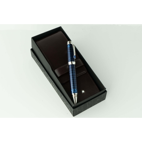 136 - Mont Blanc Boheme Paso Doble Bleu  

The Montblanc Bohéme Paso Doble Bleu with platinum-plated rim, ... 