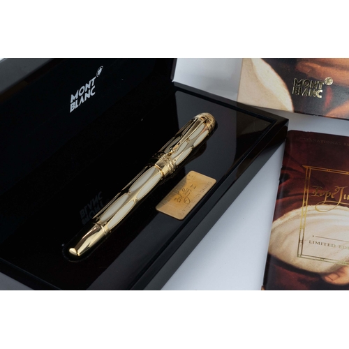 138 - Mont Blanc, A Fine Limited Edition 2005 Patron Of Art Pope Julius II 4810 Fountain Pen   

Reference... 