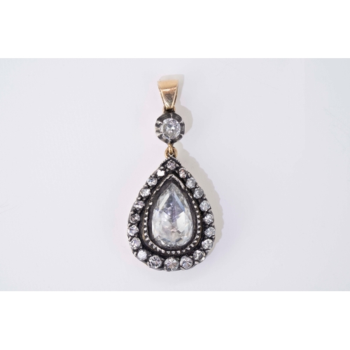 14 - Diamond Pendant  

An exquisite diamond pendant, featuring a centre 2ct pear-shaped diamond, complem... 