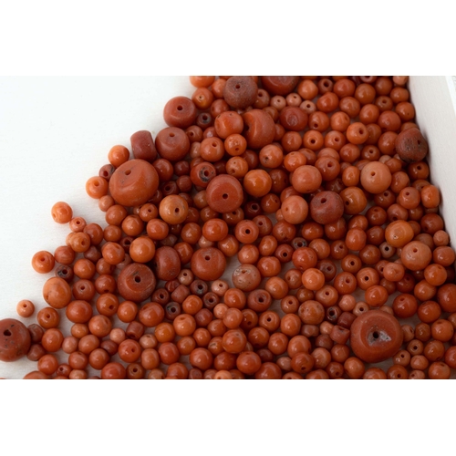 85 - Round and Oval Red Coral Loose Drilled Beads

4mm-10mm, 81.5gr total