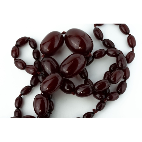 86 - Cherry Amber Necklace

88cm long