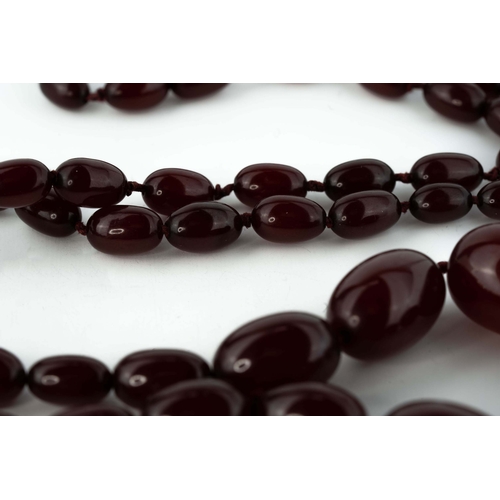 86 - Cherry Amber Necklace

88cm long