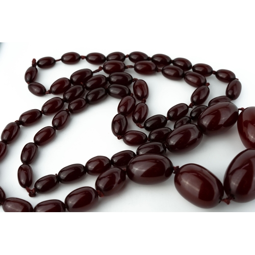 86 - Cherry Amber Necklace

88cm long