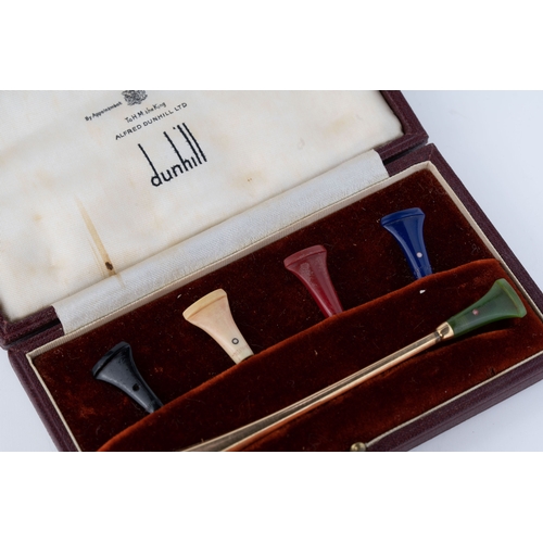 87 - 9K Gold Dunhill Cigarette Holder In A Fitted Box, 1950-51

Presented in a Dunhill fitted box, with h... 