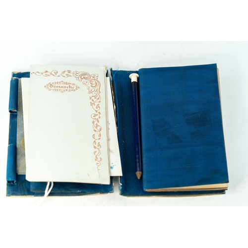 94 - An Ottoman Jerusalem Carved Mother Of Pearl Notebook and Organiser With Pencil, late 19th Century-Ea... 