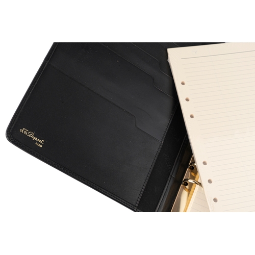 156 - S T Dupont Black Leather Envelope Cover with Writing Paper   

With a snap fastener, comprising of c... 