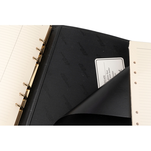 156 - S T Dupont Black Leather Envelope Cover with Writing Paper   

With a snap fastener, comprising of c... 