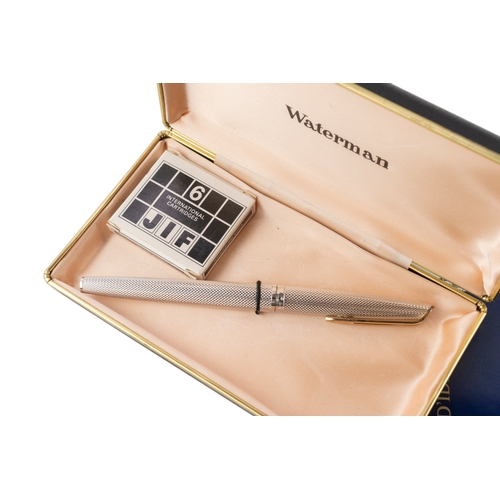 158 - Two Sets Of Fountain Pens  

Waterman with certificate and guarantee paper Two Pens