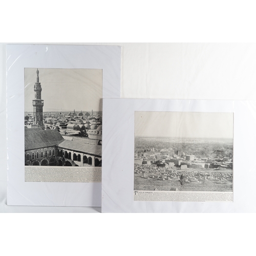 6 - TWO DAMASCUS PICTURES, SYRIA
Two captivating black and white illustrations depicting Damascus, accom... 