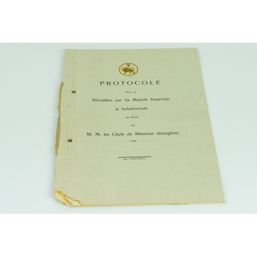 42 - PROTOCOLS OF RECEIVING FOREIGN DIGNITARIES BY HIS MAJESTY OF THE QAJAR DYNASTY (1789-1925)
Commencin... 