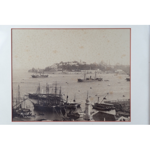 220 - TWO BLACK AND WHITE ISTANBUL PHOTOS
An Istanbul Topkapi palace picture from Karakoy, Framed by Miche... 