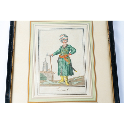 210 - A PRINT ENTITLED “PERSAN” FROM COSTUMES DE DIFFÉRENTS PAYS, BY JACQUES GRASSET DE SAINT-SAUVEUR, CIR... 