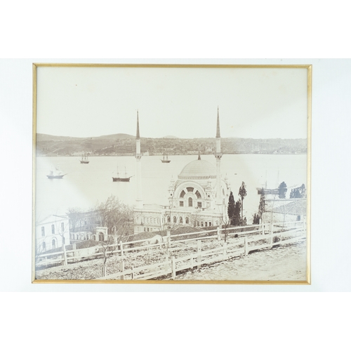 220 - TWO BLACK AND WHITE ISTANBUL PHOTOS
An Istanbul Topkapi palace picture from Karakoy, Framed by Miche... 