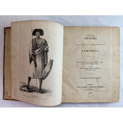 14 - JOURNAL OF A VISIT TO SOME PARTS OF ETHIOPIA, BY GEORGE WADDINGTON AND REV. BARNARD HANBURY, 1822
Fi... 