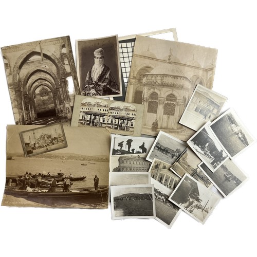 255 - VARIOUS PHOTOGRAPS OF MIDDLE EAST
late 19th /early 20th century, 163 gr