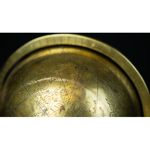 106 - AN INDO-PERSIAN CELESTIAL GLOBE, SIGNED “NASIR AL-DIN TUSI”, DATED AH 1205/1790 AD

Of typical spher... 