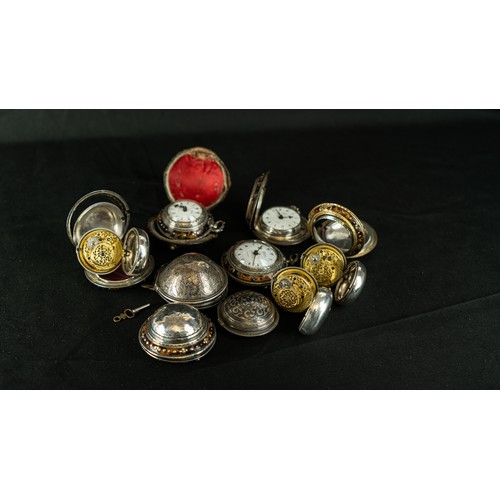 102 - A COLLECTION OF POCKET WATCHES

Of typical forms eight pocket watches, various sizes, include Edward... 