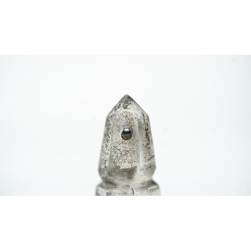 30 - A TRIO SET OF ROCK CRYSTAL OBJECTS
A Tiny Carved Rock 
Crystal, Probably A Part Of A Praying Beads, ... 