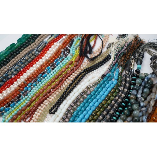 169 - Hand-made 150+ praying beads/rosary/tasbih, various forms, sizes, materials and counts, varrying mat... 