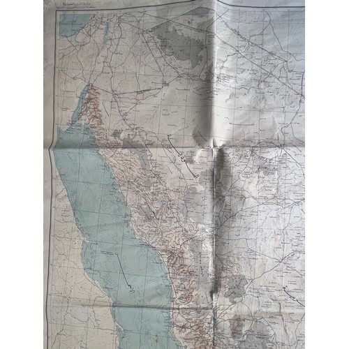 15 - A MAP 
OF SAUDI ARABIA, PREPARED BY THE US GEOLOGICAL SURVEY, WASHINGTON DC, MR-1945, PRINTED IN 195... 