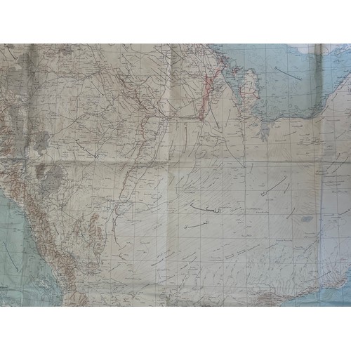 15 - A MAP 
OF SAUDI ARABIA, PREPARED BY THE US GEOLOGICAL SURVEY, WASHINGTON DC, MR-1945, PRINTED IN 195... 