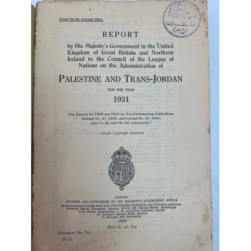 22 - FOR REPORTS FOR 1929 AND 1930 SEE NON-PARLIAMENTARY PUBLICATIONS, COLONIAL NO. 47, 1930, AND COLONIA... 