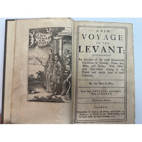 26 - A NEW 
VOYAGE TO THE LEVANT: CONTAINING AN ACCOUNT OF THE MOST REMARKABLE CURIOSITIES IN GERMANY, FR... 