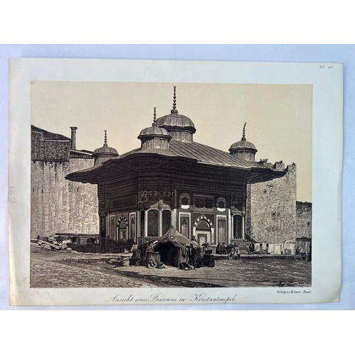 40 - VIEW OF 
A FOUNTAIN IN CONSTANTINOPLE, AFTER JAMES ROBERTSON (1813 MIDDLESEX, 1888 YOKOHAMA), C 1856... 