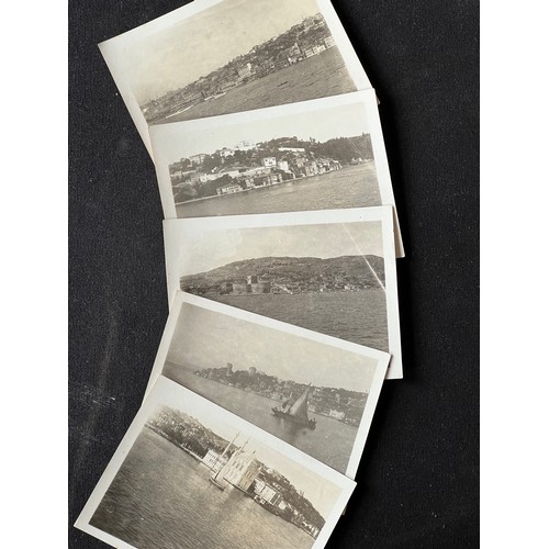 43 - 5 PHOTOGRAPHS 
OF CONSTANTINOPLE AND BOSPHORUS, LATE 19TH CENTURY EARLY 20TH CENTURY
each 10.5 x 8cm