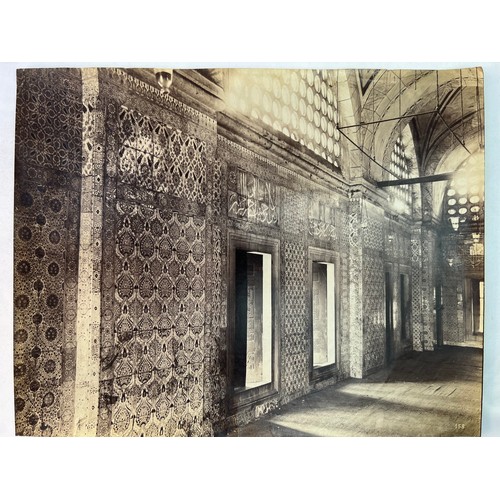 50 - 2 LARGE
 PHOTOGRAPHS OF RUSTEM PASHA MOSQUE, BY SEBAH, P. (1823-1886) AND JOAILLIER, P. (1848-1904),... 