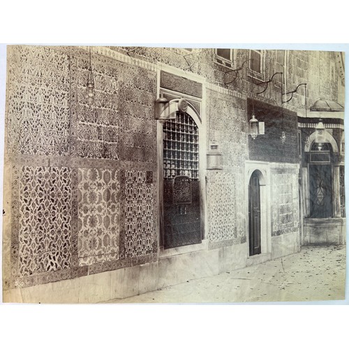 50 - 2 LARGE
 PHOTOGRAPHS OF RUSTEM PASHA MOSQUE, BY SEBAH, P. (1823-1886) AND JOAILLIER, P. (1848-1904),... 