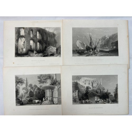 51 - 14 ENGRAVINGS
 FROM THE BOOK ENTITLED “THE BEAUTIES OF THE BOSPHORUS”, MISS PARDOE, DRAWINGS BY WILL... 