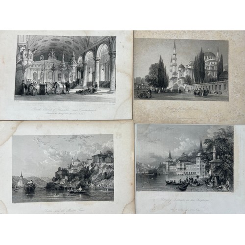 52 - 5 ILLUSTRATIONS 
FROM CONSTANTINOPLE AND THE SCENERY OF THE SEVEN CHURCHES OF ASIA MINOR ILLUSTRATED... 